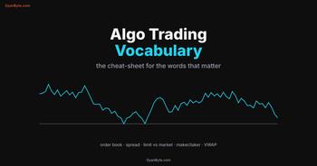 Algo Trading Vocabulary — The Cheat-Sheet That Unlocks Everything