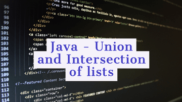Java - Union and Intersection of two lists | GyanByte