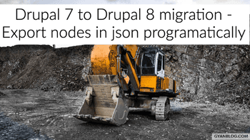 Drupal 7 - Code for Exporting all your content nodes in json files