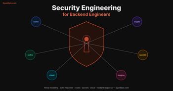Security Engineering for Backend Engineers — Threats, Auth, Crypto and Shipping Securely