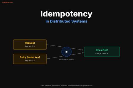 Idempotency in Distributed Systems — Why Your Retry Just Charged the Customer Twice