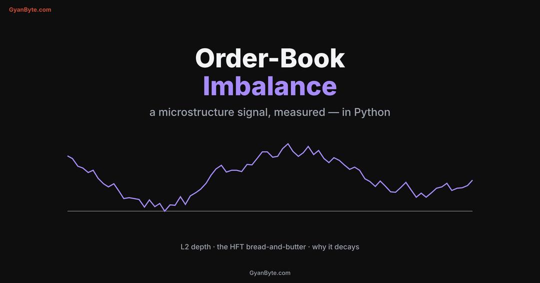 Order-Book Imbalance: A Microstructure Signal (in Python)