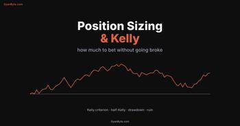 Position Sizing & the Kelly Criterion in Python