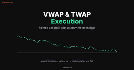 Execution Algorithms: VWAP & TWAP in Python