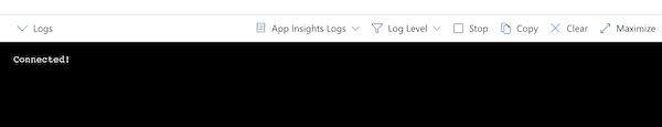 Azure Function logs