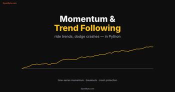 Momentum & Trend Following in Python